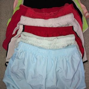 Lot of 7 Nike Tempo Shorts